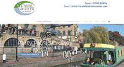 Desktop Screenshot of canalandrivercruises.com